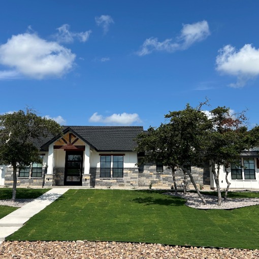Front of house 